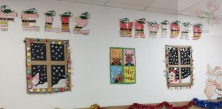 Decoración navideña de Primaria y Secundaria