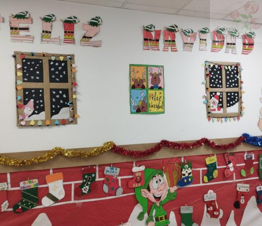 Decoración navideña de Primaria y Secundaria