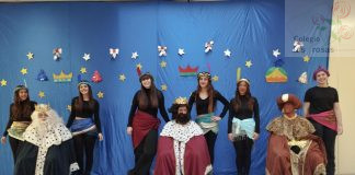 Visita de sus Majestades los Reyes Magos a la Escuela Infantil de Las Rosas