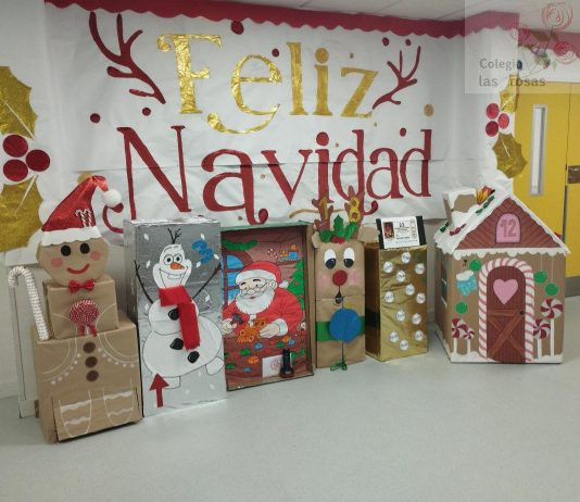 Decoración navideña en la Escuela de Infantil de Las Rosas