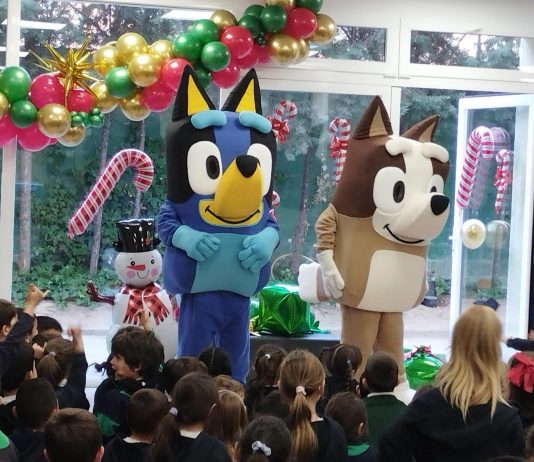 ¡Bluey y Bingo visitan en Cole!: Cuentacuentos en el Colegio Las Rosas