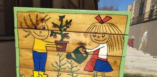 El huerto del colegio