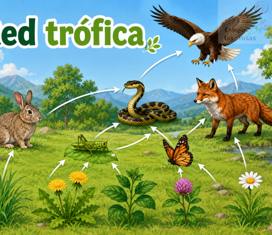 La red trófica en 1º ESO
