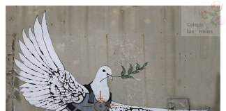 «Paloma blindada» de Bansky