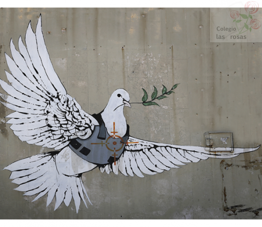 «Paloma blindada» de Bansky